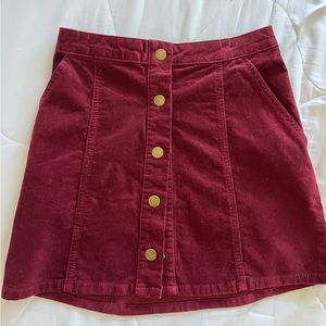Corduroy Skirt